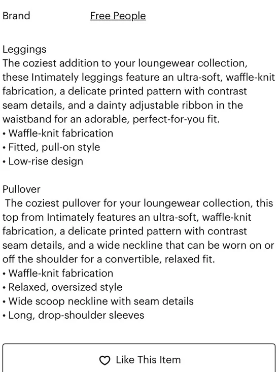 Free People First Base Set - Picture 5 of 5